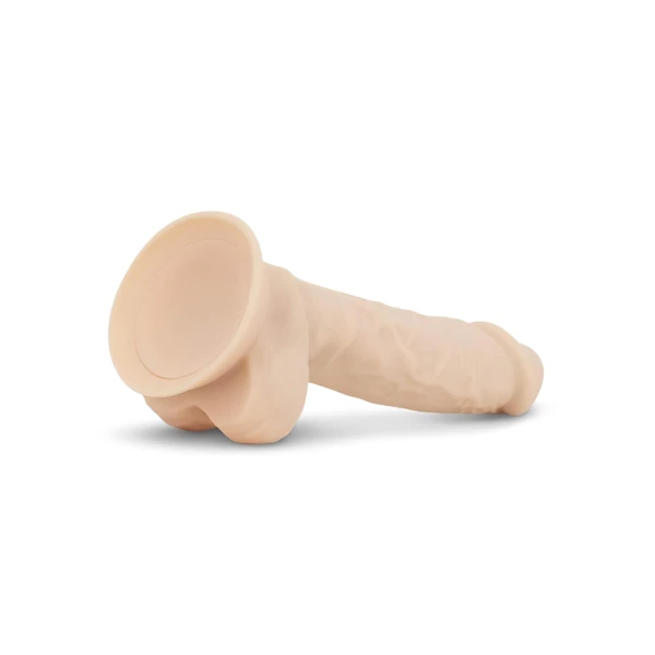 Real Fantasy Conrad - tapadókorongos vibrátor - 20 cm (natúr)
