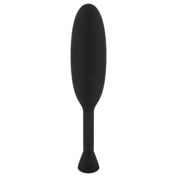 EasyToys Heavy Fulfiller - 54 g-os anál plug - kicsi (fekete)