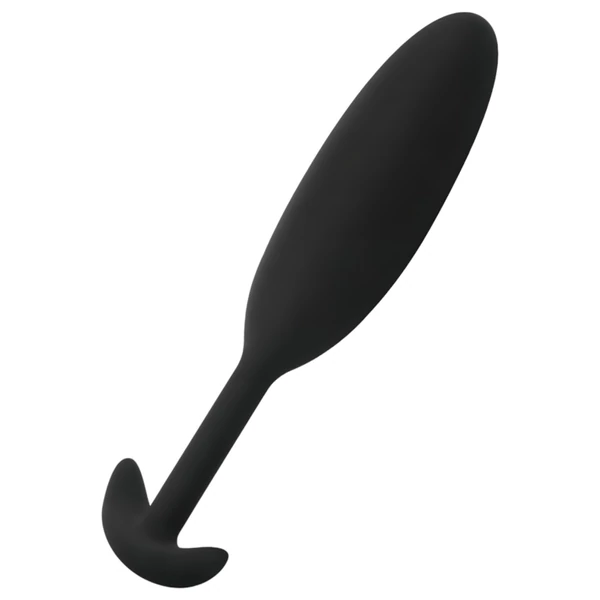 EasyToys Heavy Fulfiller - 54 g-os anál plug - kicsi (fekete)