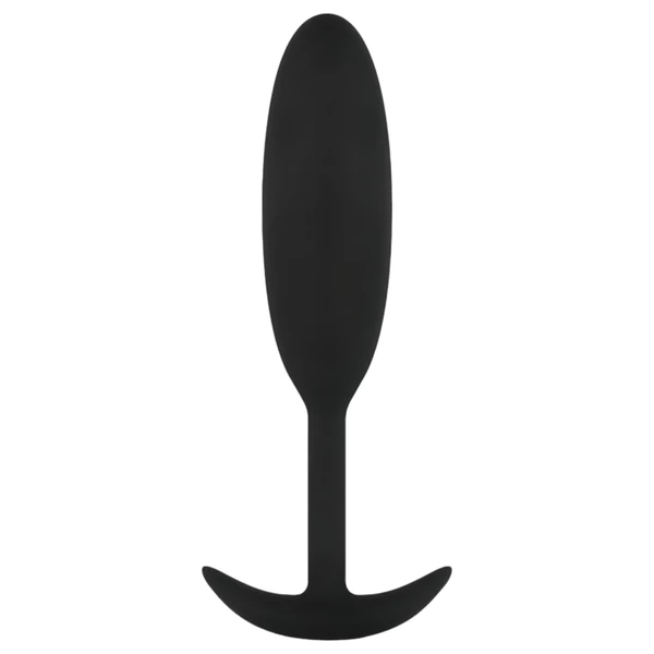 EasyToys Heavy Fulfiller - 54 g-os anál plug - kicsi (fekete)