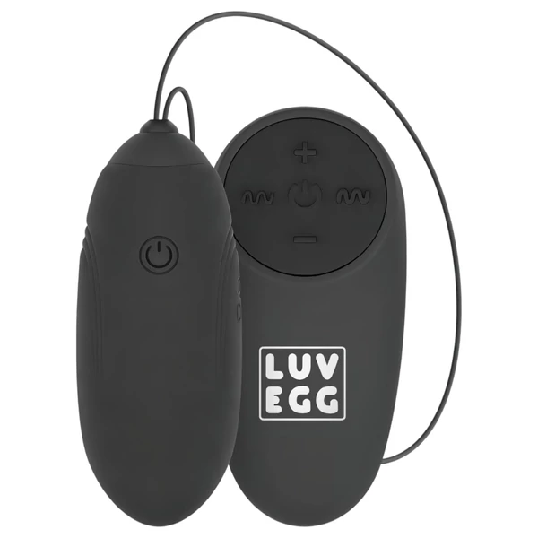 LUV EGG - akkus, rádiós vibrációs tojás (fekete)
