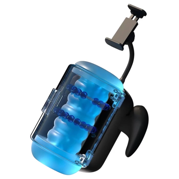 BLOWCAST Wingman Plus - automatikus gamer maszturbátor (kék)