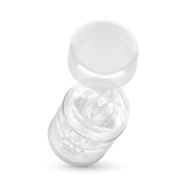 FPPR. - kétvégű maszturbátor - punci & ánusz (átlátszó)