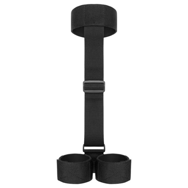 Bedroom Fantasies - puha nyakörv és bilincs (fekete)