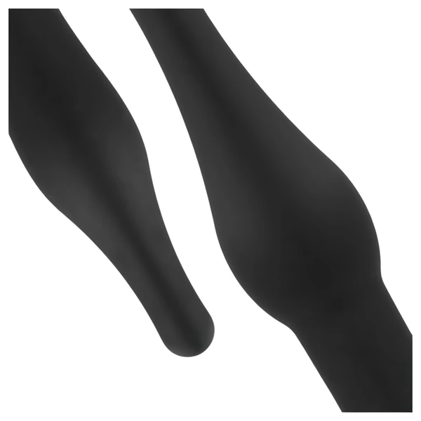 EasyToys - akkus anál vibrátor szett - 4 részes (fekete)
