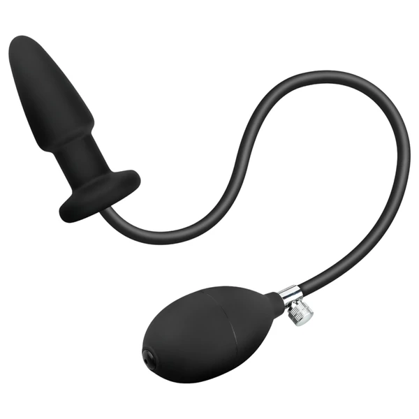 EasyToys - pumpálható anál plug (fekete)