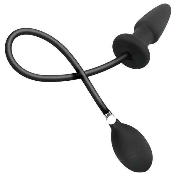 EasyToys - pumpálható anál plug (fekete)