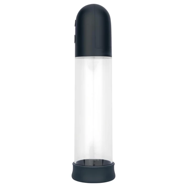 Boners - automatikus péniszpumpa maszturbátor (átlátszó-fekete)