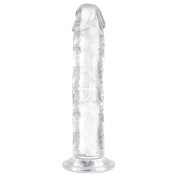 EasyToys - zselés dildó - 16 cm (átlátszó)