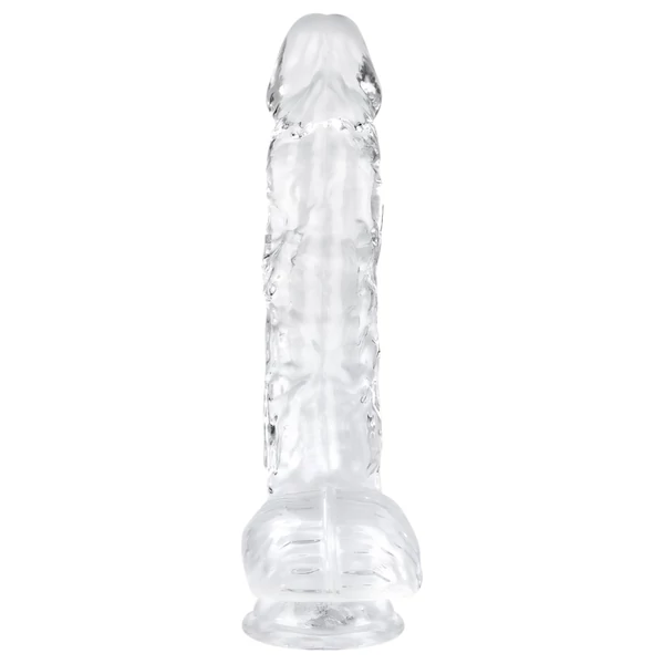 EasyToys - herés dildó - 13,5 cm (átlátszó)