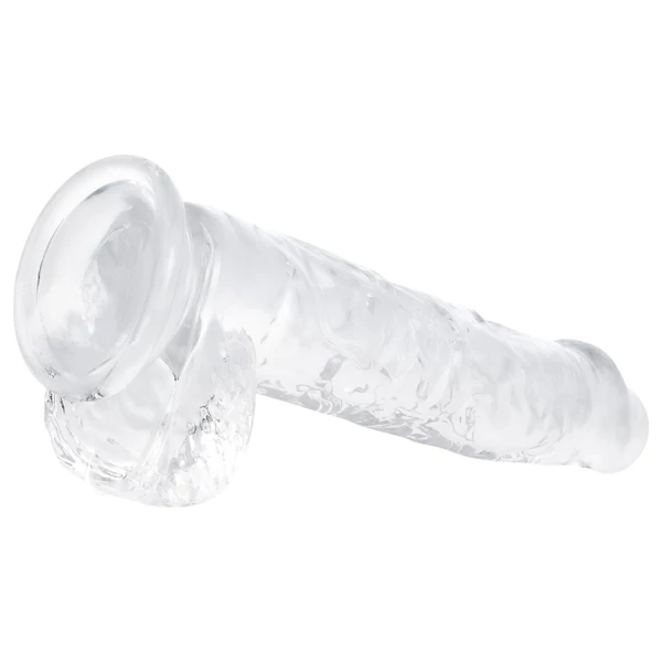 EasyToys - herés dildó - 13,5 cm (átlátszó)