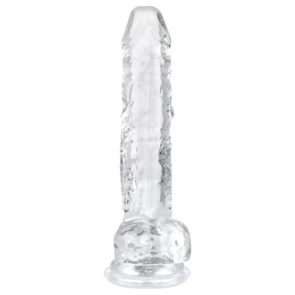 EasyToys - herés dildó - 17 cm (átlátszó)