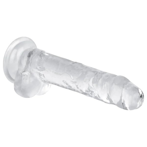 EasyToys - herés dildó - 17 cm (átlátszó)