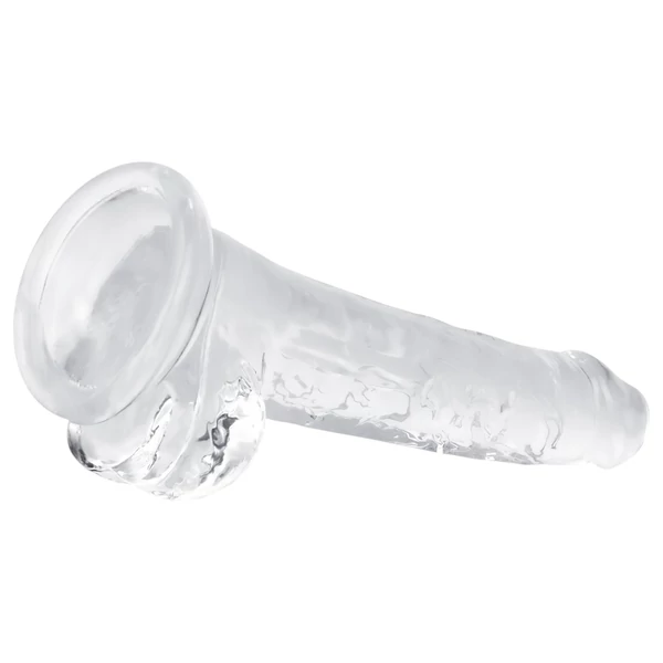 EasyToys - herés dildó - 17 cm (átlátszó)