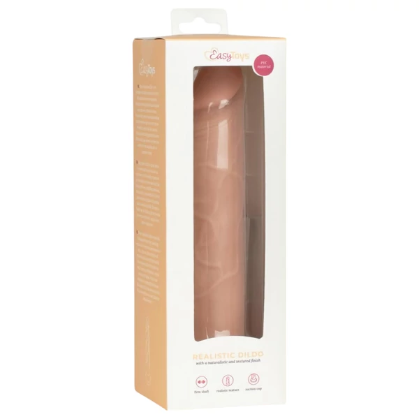 EasyToys - élethű dildó - 17,5 cm (testszínű)