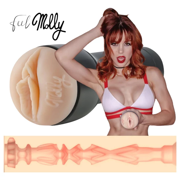 Kiiroo Molly Stewart - művagina - PowerBlow kompatibilis (testszínű)