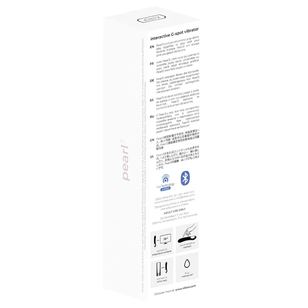 Kiiroo Pearl 3 - interaktív, vízálló G-pont vibrátor (pink)