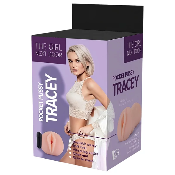 The Girl Next Door Tracey - vibrációs műpunci (testszínű)