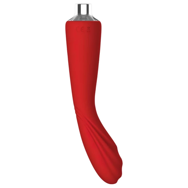Red Revolution Georgia - G-pont vibrátor és puncipumpa (piros)