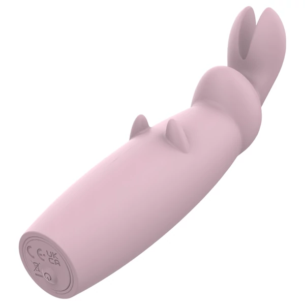 Nude Hazel - akkus nyuszis csikló vibrátor (lila)