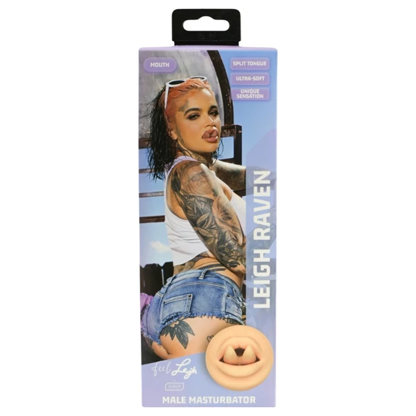 Kiiroo Feel Leigh Raven - műszáj vágott nyelvvel - PowerBlow kompatibilis (natúr)