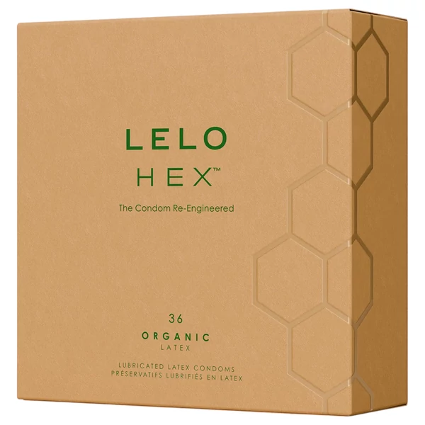 LELO Hex Organic - potencia óvszer (36db)
