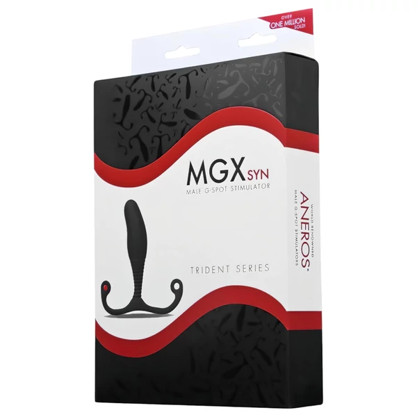 Aneros MGX Syn Trident - prosztata dildó (fekete)