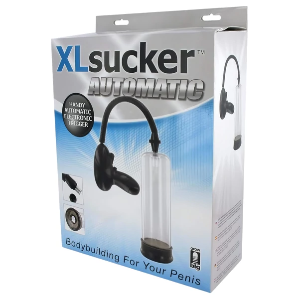 XLSUCKER - automata potencia- és péniszpumpa (átlátszó)