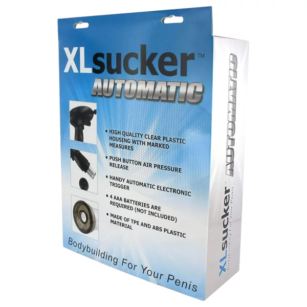 XLSUCKER - automata potencia- és péniszpumpa (átlátszó)
