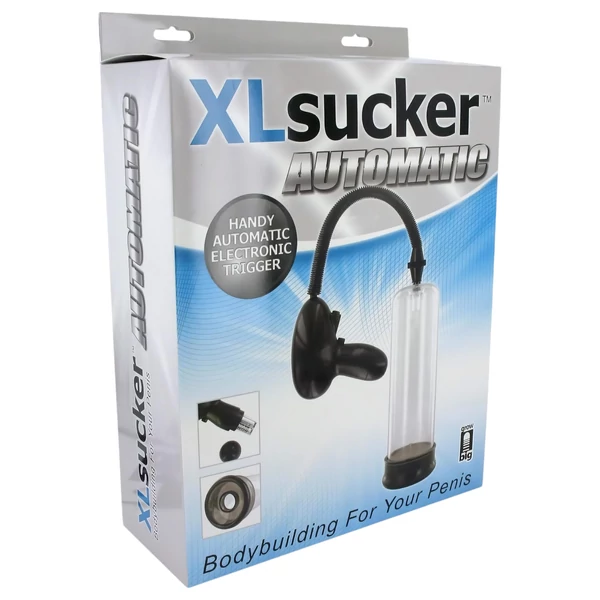 XLSUCKER - automata potencia- és péniszpumpa (átlátszó)