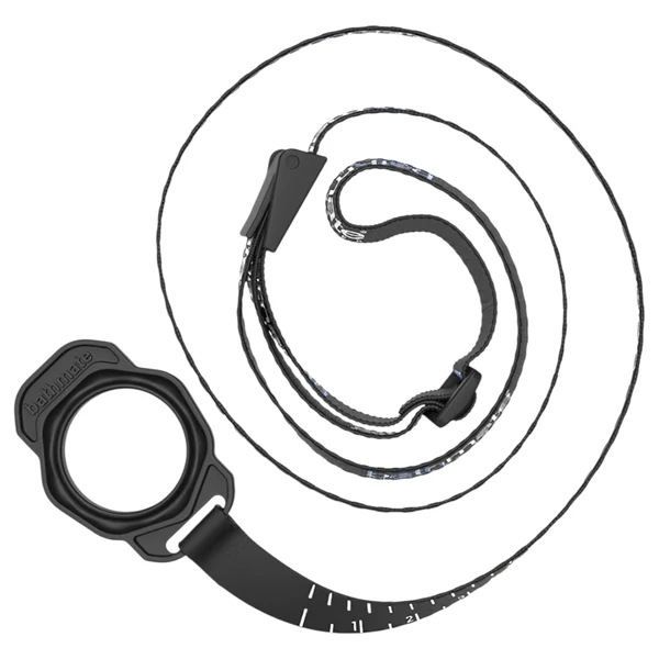 Bathmate Shower Strap - pumpatartó mérőheveder (fekete)