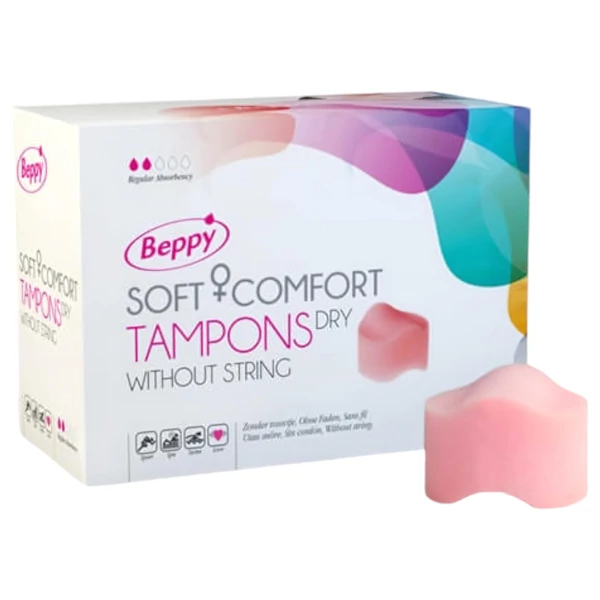 Beppy - tampon menstruáció idejére intim aktushoz (8 db) - száraz