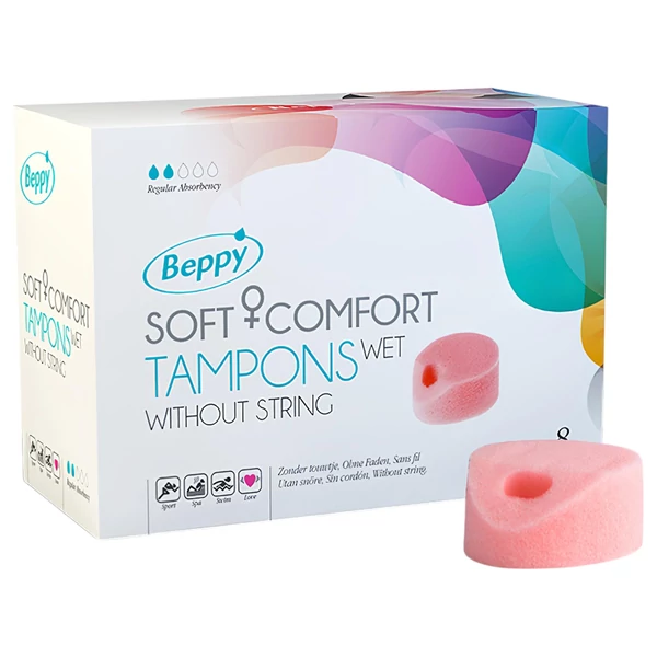 Beppy - nedves tampon (8 db)