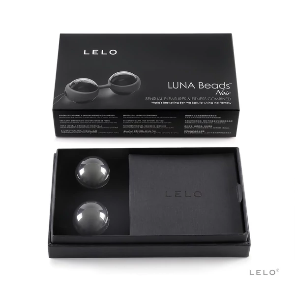 LELO Luna Noir- variálható gésagolyó