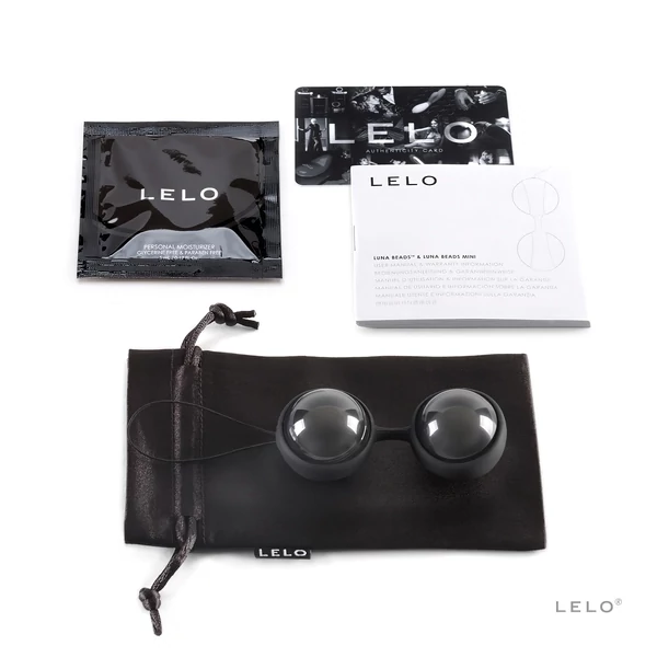 LELO Luna Noir- variálható gésagolyó