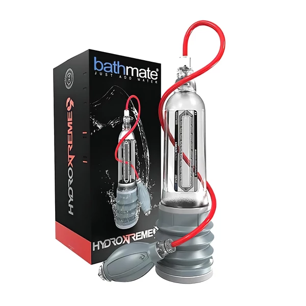 BathMate Xtreme Hydromax 9 - péniszpumpa szett (átlátszó)