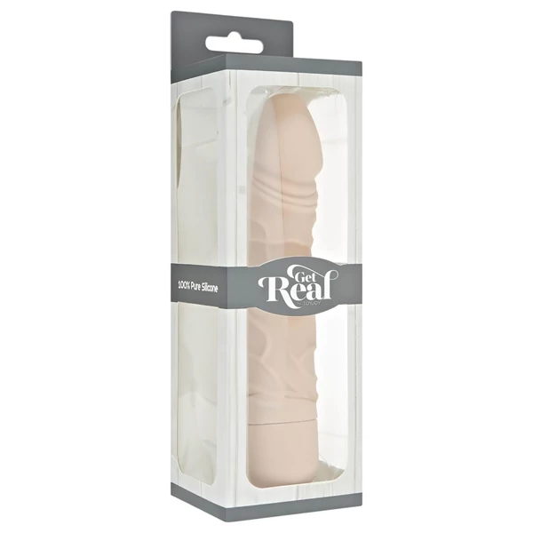 Classic Get Real - élethű, szilikon vibrátor (testszínű)