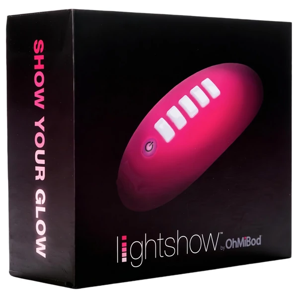 OhMiBod Lightshow - okos csikló vibrátor fényjátékkal (pink)