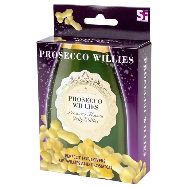 Prosecco Willies - pezsgő ízű, fütyi gumicukor (120 g)