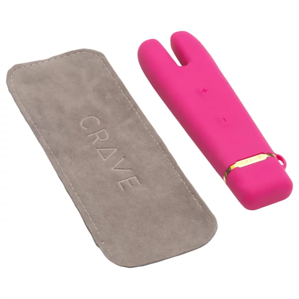 Crave Duet Flex - akkus csikló vibrátor (pink)