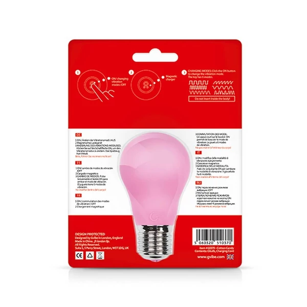 G-Bulb - vibrokörte csiklóvibrátor (pink)