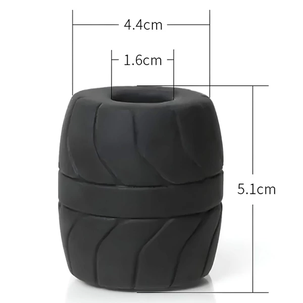 Perfect Fit - SilaSkin Ball Heregyűrű és nyújtó (fehér)