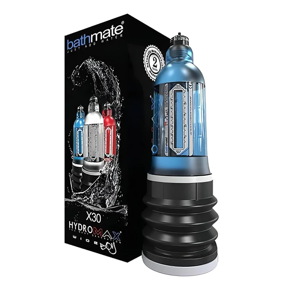 Bathmate Hydromax 7 Wide - hidraulikus péniszpumpa (kék)