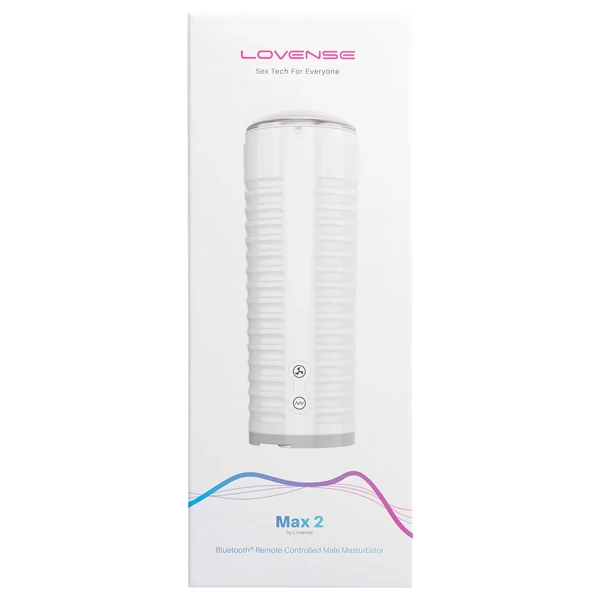 Lovense Max 2 - App-vezérelt maszturbátor, férfiaknak (fehér)