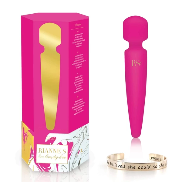 Rianne Bella Wand - vízálló masszírozó vibrátor (pink)