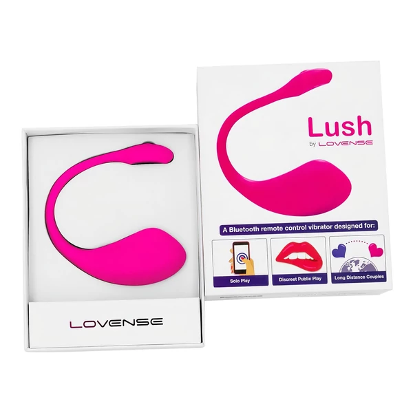 Lovense Lush 2 - hordható App-vezérelt vibrációs tojás (pink)