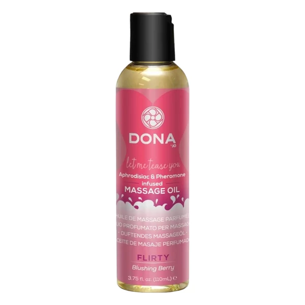 DONA Scented Blushing Berry - illatos masszázsolaj (110ml)