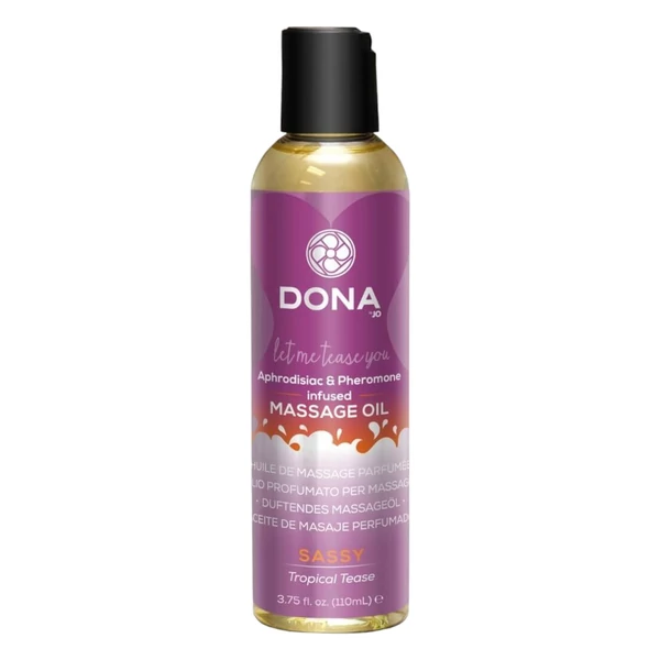 DONA Scented Tropical Tease - illatos masszázsolaj (110ml)