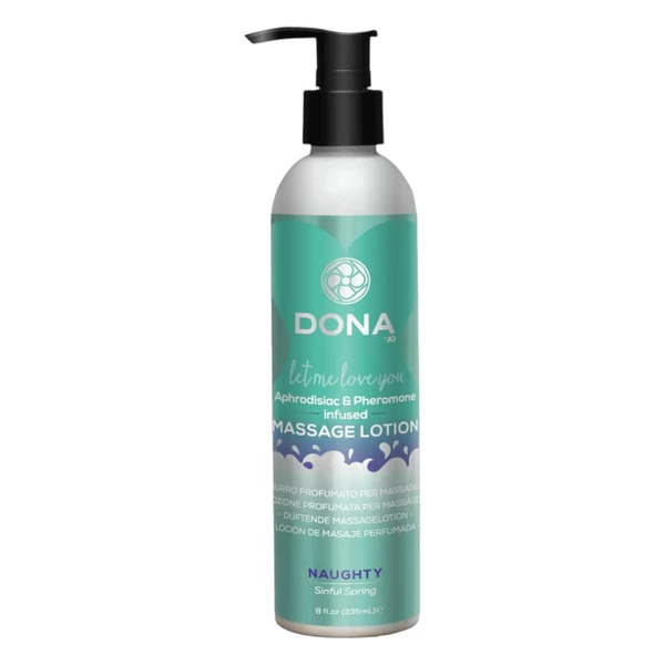 DONA Naughty Sinful Spring - illatos masszázs krémgél (235ml)