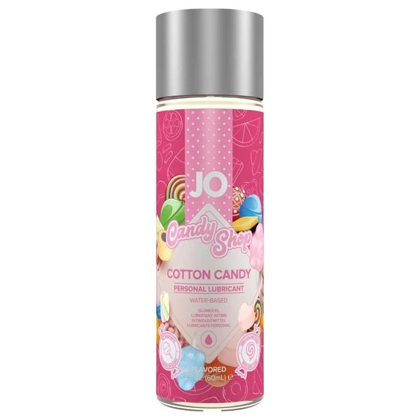 JO Candy Shop Cotton Candy - vízbázisú síkosító - vattacukor (60 ml)